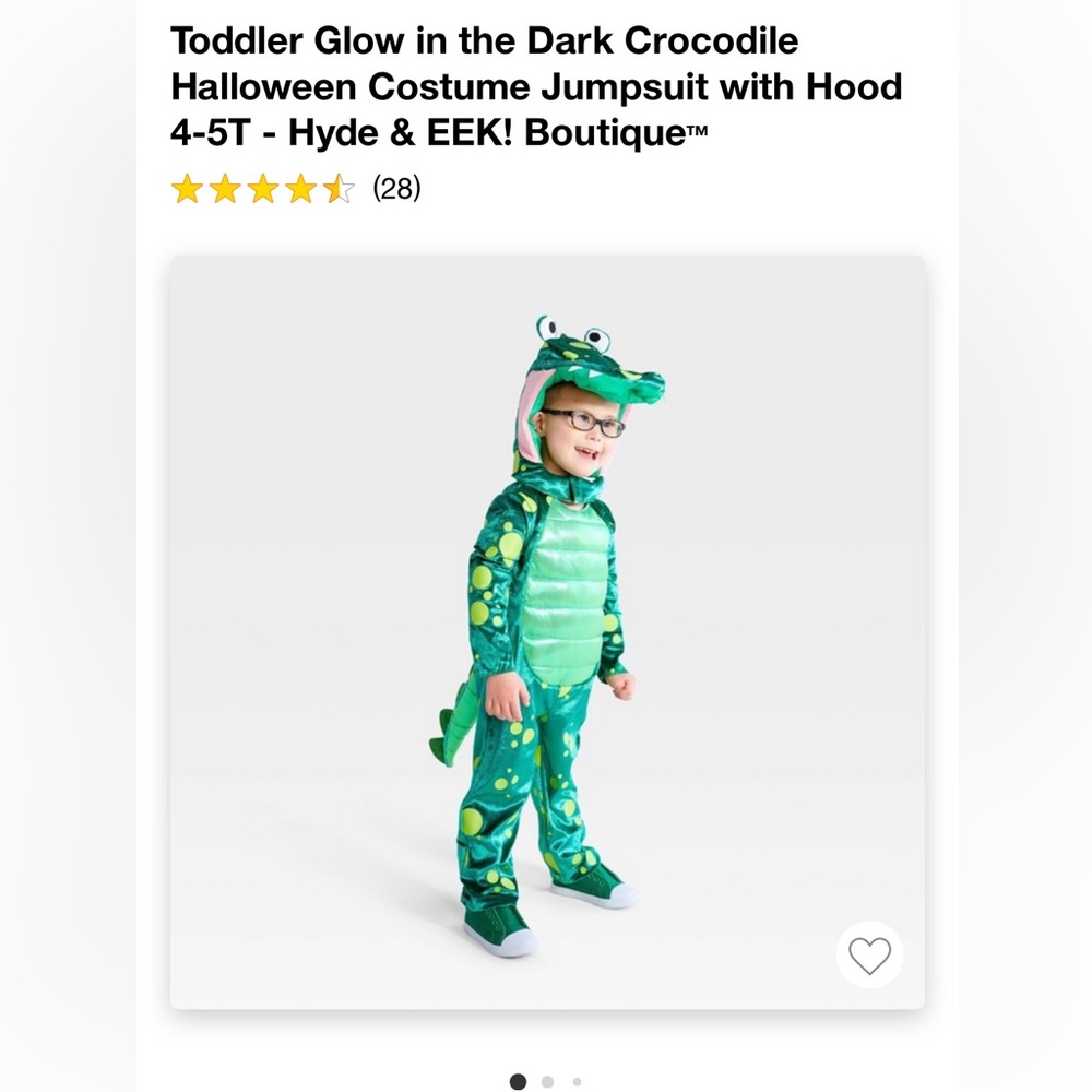 Toddler Crocodile Costume